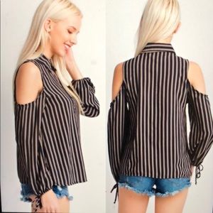 Honey Punch black w/tan stripes, top HP 9-30-18